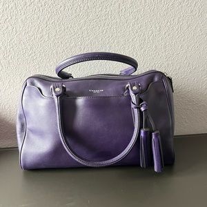 Beautiful purple Coach bag!